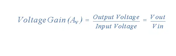 Voltage Amplifier Gain