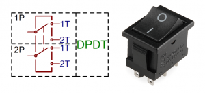 DPDT (Double Pole Double Throw) Switches