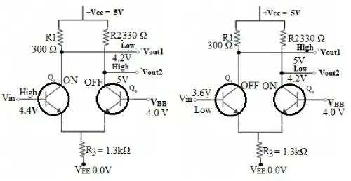 Emitter Coupled Logic Example