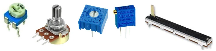 Different Types of Potentiometers