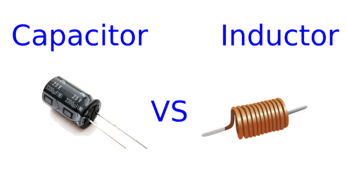 capacitor vs. inductor