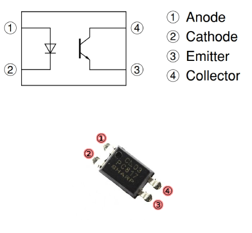 PC817 Optocoupler Circuit