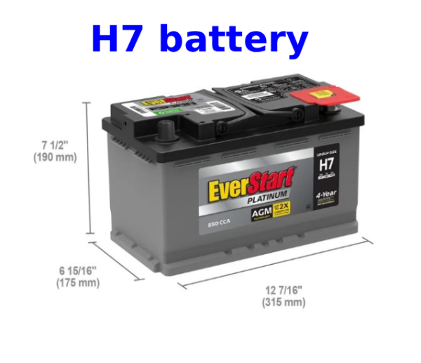 H6 and H7 Batteries