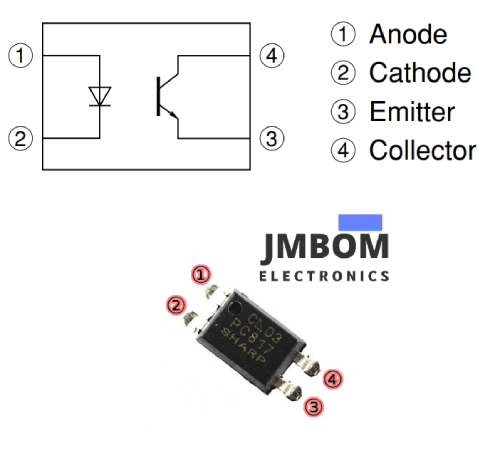 PC817 IC Optocoupler Circuit
