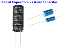 Radial vs Axial Capacitor