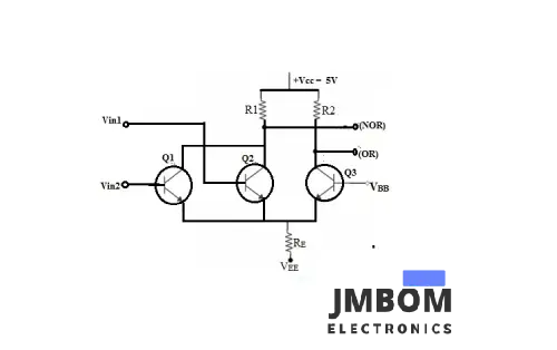 Two Input ECL OR NOR Gate