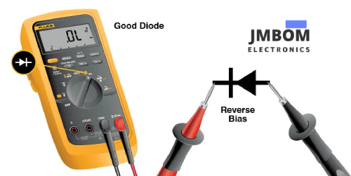 digital multimeter's diode test 