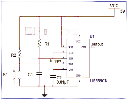 555 Timer IC in Astable Mode