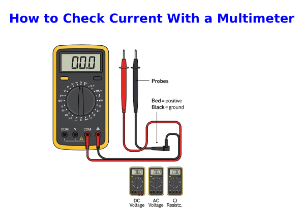 How to Check Current With a Multimeter