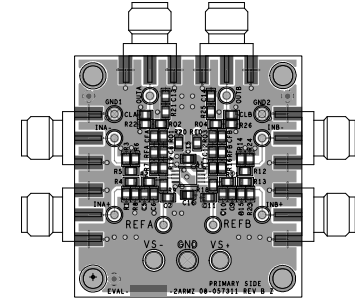 EVAL-ADA4522-2ARMZ Layout