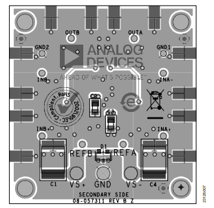 EVAL-ADA4522-2ARMZ Layout