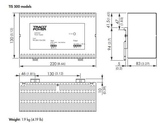 TIS 500 models