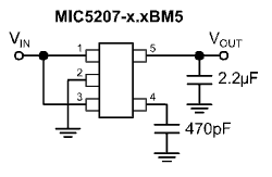 Figure 1 Ultra-Low-Noise Fixed Voltage Application
