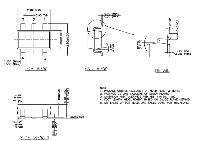 5-Pin SOT-23 (M5)