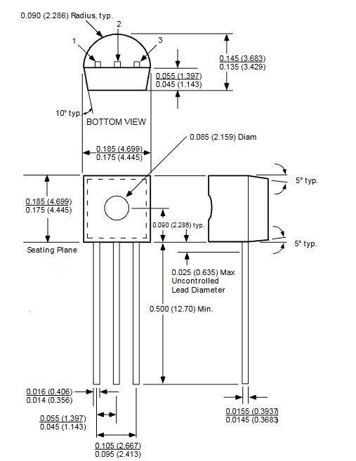 3-Pin TO-92 (Z)