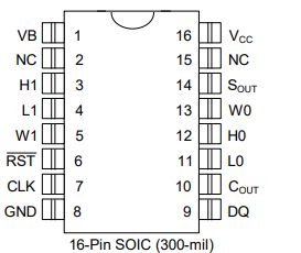 16-Pin SOIC (300-mil)