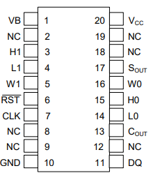 20-Pin TSSOP (173-mil)