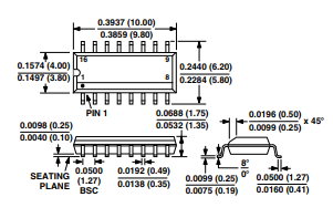 16-Lead SOIC (R-16A)
